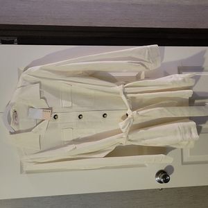 Cream Linen Jacket NWT JUSTFAB